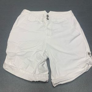 White stag Bermuda shorts women’s 10 white cotton casual ladies